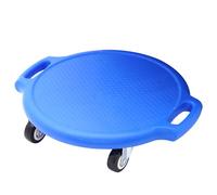 Balance Board Bambini con Maniglie e Ruote Silenziose, Tavole di Equilibrio per Bambini, Attrezzatura Sportiva da Interni ed Esterni, Promuovere l'equilibrio, la Motricità e la Coordinazione(Blu)