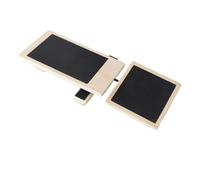 Balance Board for un solo piede, attrezzo for rafforzare la caviglia, tavola oscillante in legno antiscivolo, correttore posturale for fisioterapia per distorsione alla caviglia e fascite plantare