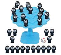 Balance Board Game, Penguin Balancing Game, Educational Balance Toy with Charming Animal Theme and Safe Materials for Birthdays Travel Parties and Home Desktop Play