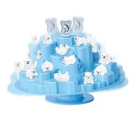 Balance Board Game, Two Player Tree Balancing Toy, Cow and Bear Interactive, Perfect 9.84x3.35x7.68 Inches for Team Play, Family, Classroom, Girls, Boys, Indoor and Fun Activities