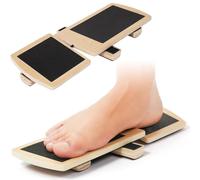 Balance Board in legno Tavoletta Propriocettiva Tavola Propriocettiva Caviglia Rocker Board Tavola Oscillante Trainer per la Stabilità dell'equilibrio
