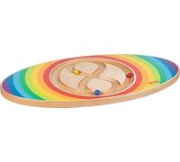 Balance Board Labirinto: 55,5 x 29 x 4 cm, Holz, mit 3 Murmeln, per Stück