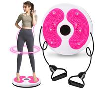 Balance Board Twist Waist Disc Boards Vita dimagrante Fitness Multi funzionale massaggio ai piedi magnetico Attrezzatura per il fitness domestico Può sopportare 120 kg(Rosa)