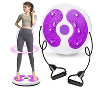Balance Board Twist Waist Disc Boards Vita dimagrante Fitness Multi funzionale massaggio ai piedi magnetico Attrezzatura per il fitness domestico Può sopportare 120 kg(Viola)