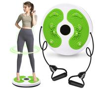 Balance Board Twist Waist Disc Boards Vita dimagrante Fitness Multi funzionale massaggio ai piedi magnetico Attrezzatura per il fitness domestico Può sopportare 120 kg(Verde)