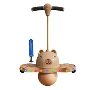 Balance Bouncing Ball - Balance Jumping Ball With Handle | Kids Bouncing Toy For Adults Teens | Glow Bouncy Balls Trainer For Indoor Outdoor Play Backyard Playground Gym Fitness