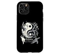 Balance & Flow Tai Chi Yin Yang Crane Snake Arti Marziali Custodia per iPhone 11 Pro