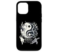 Balance & Flow Tai Chi Yin Yang Crane Snake Arti Marziali Custodia per iPhone 12/12 Pro