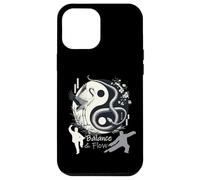 Balance & Flow Tai Chi Yin Yang Crane Snake Arti Marziali Custodia per iPhone 12 Pro Max