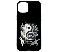 Balance & Flow Tai Chi Yin Yang Crane Snake Arti Marziali Custodia per iPhone 15 Plus