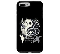 Balance & Flow Tai Chi Yin Yang Crane Snake Arti Marziali Custodia per iPhone 7 Plus/8 Plus