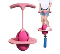 Balance Jumping Ball,Fun Safe Anti-Slip Jumper with Handle and Pump | Children and Adults Jumping Ball - for Adults Boy Girl Fitness Outdoor Indoor Party Birthday Gym Training Playground Park