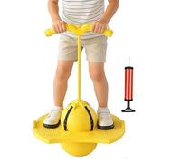 Balance Jumping Ball, Handle Bouncing, Fun Fitness Toy for Active Play, Durable Elastic Material Design, Kids Outdoor Sports Equipment, Coordination Training for Indoor Outdoor Exercise