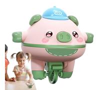 Balance Pig Toy, ABS Pig Walking Tightrope with Gyroscope Mechanism, Interactive Funny Learning Toy for Kids, Educational Novelty Game Promoting, and Skill Development