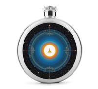 Balance Point of Cosmic Culture Fiaschetta per liquori, 141,7 g, in acciaio inox, a prova di perdite, portatile, per esterni, campeggio, viaggi, regali