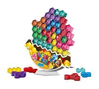 Balance Tower Game, Wooden Desktop Educational Stacking Bricks Interactive Balance Toy for Kids Boys Girls Focus Fine Motor Skill Development, Learning Game Category For Home School Classroom