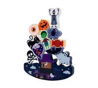 Balance Toy - Stacking Game | Building Blocks | Halloween Christmas Stacking Blocks, Wooden Balance Toy, Halloween & Christmas Wooden Building Blocks Educational Balance Toy For Home, School, Travel