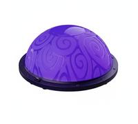 Balance Training Ball Mezza Sfera di Equilibrio Palla Cuscino Instabile Piattaforma Allenamento con Pompa E Corda per, Viola, Viola, style to 3