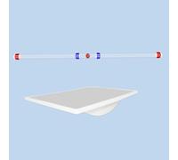 Balance Training Set - Set di bastoncini per scansione, Balance Board e Sweep Tool per movimento oculare, coordinazione visiva e uditiva, esercizi di coordinazione occhio-mano