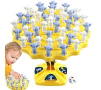 Balance Tree Astronaut Board Game - Exciting Swing Stack Challenge | Space Themed Balancing Toy | Educational Skill Activity for Girls Boys Kids, Coordination Strategy Fun, Logic Puzzle