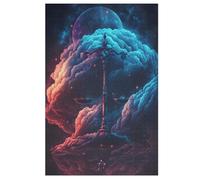 Balanced Cloud Libra Puzzle Games for Adults E Bambini - for Creativity And Mindfulness - Challenging Jigsaw Puzzles 1000 Pezzi for Family 78×53cm