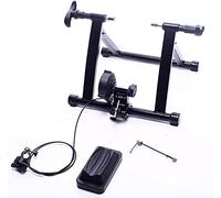 BalanceFrom - Supporto magnetico in acciaio per esercizi di bicicletta, con blocco alzante per ruota anteriore, colore: Nero