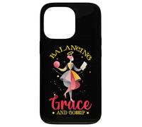 BALANCING GRACE AND GOSSIP Custodia per iPhone 13 Pro