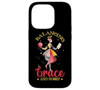 BALANCING GRACE AND GOSSIP Custodia per iPhone 14 Pro