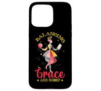 BALANCING GRACE AND GOSSIP Custodia per iPhone 15 Pro Max