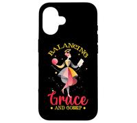 BALANCING GRACE AND GOSSIP Custodia per iPhone 16