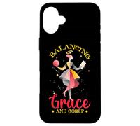 BALANCING GRACE AND GOSSIP Custodia per iPhone 16 Plus