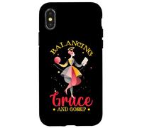BALANCING GRACE AND GOSSIP Custodia per iPhone X/XS
