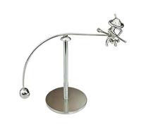 Balancing Sculpture Decor, Interactive Desk Ornament, Metal Balance Gadget, Moving Art Display Stress Relief Focus Enhancer Creative Physics Toy Decoration for Adults Study Room Living Room Bookshelf