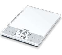 Beurer DS 61 Bilancia Cucina Dieta, elettrica, white, vetro