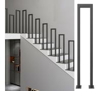 Balaustre quadrate in metallo per scale interne/esterne 5 aste in ferro per la sicurezza dei bambini il sistema per ponti e terrazze Design elegante