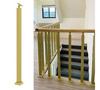 Balaustre regolabili in ferro per scale pali di recinzione quadrati in ferro battuto con supporti superiori perfetti per sistema di ringhiera coperta - & Design elegante