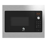 Balay 3CG5142X3 Microonde Integrabile con Grill 20L 800W Nero/Acciaio Inox