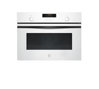 Balay - Forno compatto, 45 cm, aria calda 3D, Aqualisis, guide Flex, vetro bianco, 3CB5159B3