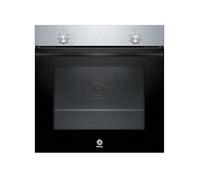 Balay - Forno multifunzione, 60 cm, 5 funzioni, stand cromati, vetro nero/inox, 3HB4000X3