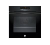 Balay - Forno multifunzione con funzione friggitrice ad aria, 60 cm, pirolisi e Aqualisis, controllo touch, 40 ricette, binari Flex, vetro nero, 3HB5879N7