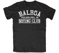 Balboa Boxing Club Summer Fashion Unisex 100% Cotton Short-Sleeve T-Shirts Black XXXL