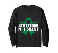Balbuziente Non Silenzioso - Consapevolezza della Balbuzie Maglia a Manica