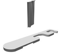 Balconcino Porta Frigorifero Indesit 455x130mm Ricambio Parte C00856031