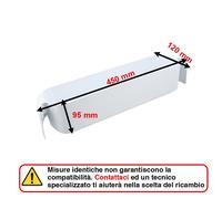 Balconcino Ripiano Bottiglie Portabottiglie 450 x 120 x 95 mm Aeg Zanussi Rex