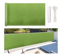Balcone 60 x 550 cm, impermeabile, per recinzioni da giardino e balconi, con occhielli, colore verde, ideale per una maggiore privacy ed estetica
