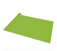 Balcone 65 x 1000 cm - verde HDPE recinzione parabrezza tessuto 90% visibilità blocco occhielli inclusi per una facile installazione