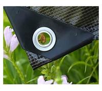 Balcone con telone in tessuto trasparente in PVC e blocco del vento