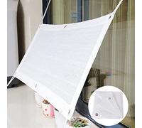 Balcone esterno bianco con protezione UV resistente alle intemperie giardino ombra panno traspirante anti strappo occhiello per una facile installazione.