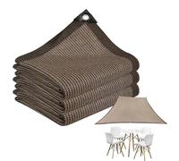 Balcone in tessuto di ombra di sole, tessuto di ombra per esterni | 2 x Mesh Patio Pianta Sole Ombra Ombra con Occhielli | di Blocker Solare per Esterni, Barche per Corrimano Protezione UV