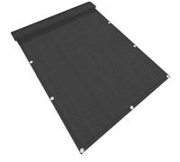 Balcone nero - 85% ombra, copertura per recinzione lunga per esterni, altezza 1,2/1,3/1,5 m, rivestimento durevole in HDPE, soluzione multiuso per la privacy del giardino (1,2 x 14 m)